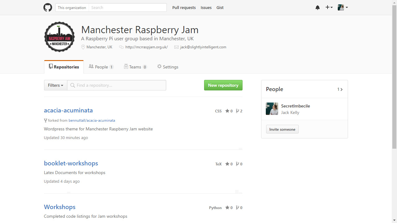 Manchester Raspberry Jam Google Drive